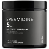 Toniiq Ultra Concentrated 500mg Spermidine Supplements for Men and Women - Non-Synthetic Spermidine Standardized to No Less Than 1% Spermidine - 5mg Spermidine per Serving Rice Germ Extract