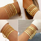 FANDY 137 Pieces Gold Jewelry Set for Women