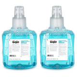 GOJO Pomeberry Foam Handwash, Pomegranate Scent, 1200 mL Hand Soap Refill LTX-12 Dispenser (Pack of 2) - 1916-02