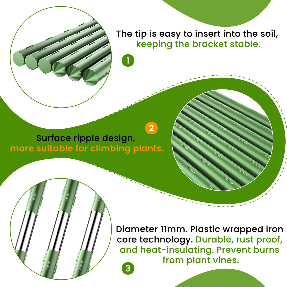 Cucumber Trellis, 50" X 47" U-Shape Garden Trellis for Climbing Plants Outdoor, Arch Trellis Cucumber for Raised Bed, Foldable Plant Support for Vine/Vegetable/Tomato/Zucchini/Pea