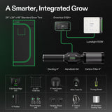 VIVOSUN GIY Smart Grow Tent System 2x2, WiFi-Integrated Grow Tent Kit, with Automate Ventilation and Circulation, Schedule Full Spectrum 100W LED Grow Light, and GrowHub E42A+ Controller