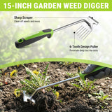 WORKPRO 3-Piece Weed Puller Tool Set