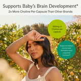 Needed.® Prenatal Choline+ for Cognitive Development, 30 Liquid Capsules
