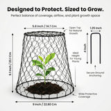 DHAMPOOH Garden Cloches for Plants, Outdoor Plant Protectors, 10 Pack, Dome