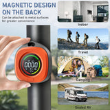 Portable Carbon Monoxide Detectors for Travel 3-in-1 Square Carbon Monoxide Monitor with 43 Detection Holes, RV CO Detector Alarm Temp/Humidity Sensor for Home, Camping & Travel Tent Car