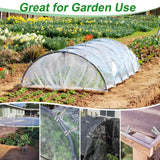 Samhopo Upgrade Large Garden Clips, Stainless Steel Greenhouse Clamps for 3/4'', 1'', 2'' Pipes, Strong Grip Garden Clamps for Greenhouse Hoop, Heavy Duty Row Cover Clips for Netting, 24PCS