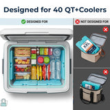 Kona XXL Ice Packs for Coolers– 2 lb Reusable Slim Freezer Pack, Long-Lasting Dry Ice Alternative for Cooler Bags, 13x10 Inch, Fast Freeze (-5°C), 2 Pack