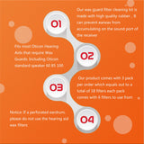 Wax Guards for Oticon ProWax MiniFit Hearing Aid Supplies Replacement Wax Filters (3 Packs/ 18 Pcs)