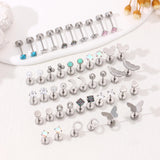 MOZAKA 23 Pairs Hypoallergenic Titanium Earrings for Women