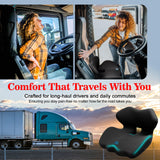 Ergonomic Memory Foam Seat Cushion for Office Chair, Car Seat, Gaming Chair, Dining Chairs| Sciatica, Tailbone & Coccyx Pain and Pressure Relief | Lumbar & Lower Back Support | Orthopedic Design