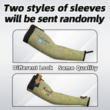 Schwer 2 Pairs CORE Arm Protection Sleeves S081, ANSI A5 Cut Resistant Sleeves with Thumbhole, Flame Resistant Welding Sleeve for Work Kitchen, Farmer Sleeve for Gardening Arm Guards