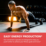 L-Arginine 1800mg and Pine Bark Extract 100mg - Nitric Oxide Supplement for Men - Performance Supplement for Men's Health - 90 Count - Endurance, Recovery Support - Vegan, Non-GMO Capsules