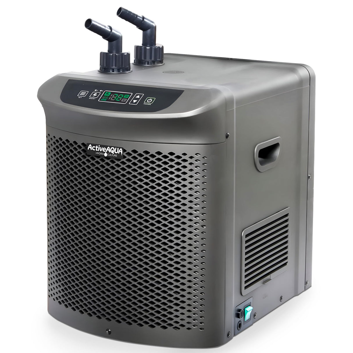 Active Aqua Hydroponic Water Chiller, 0.25 HP, Pure Titanium, 40-92 Gallon