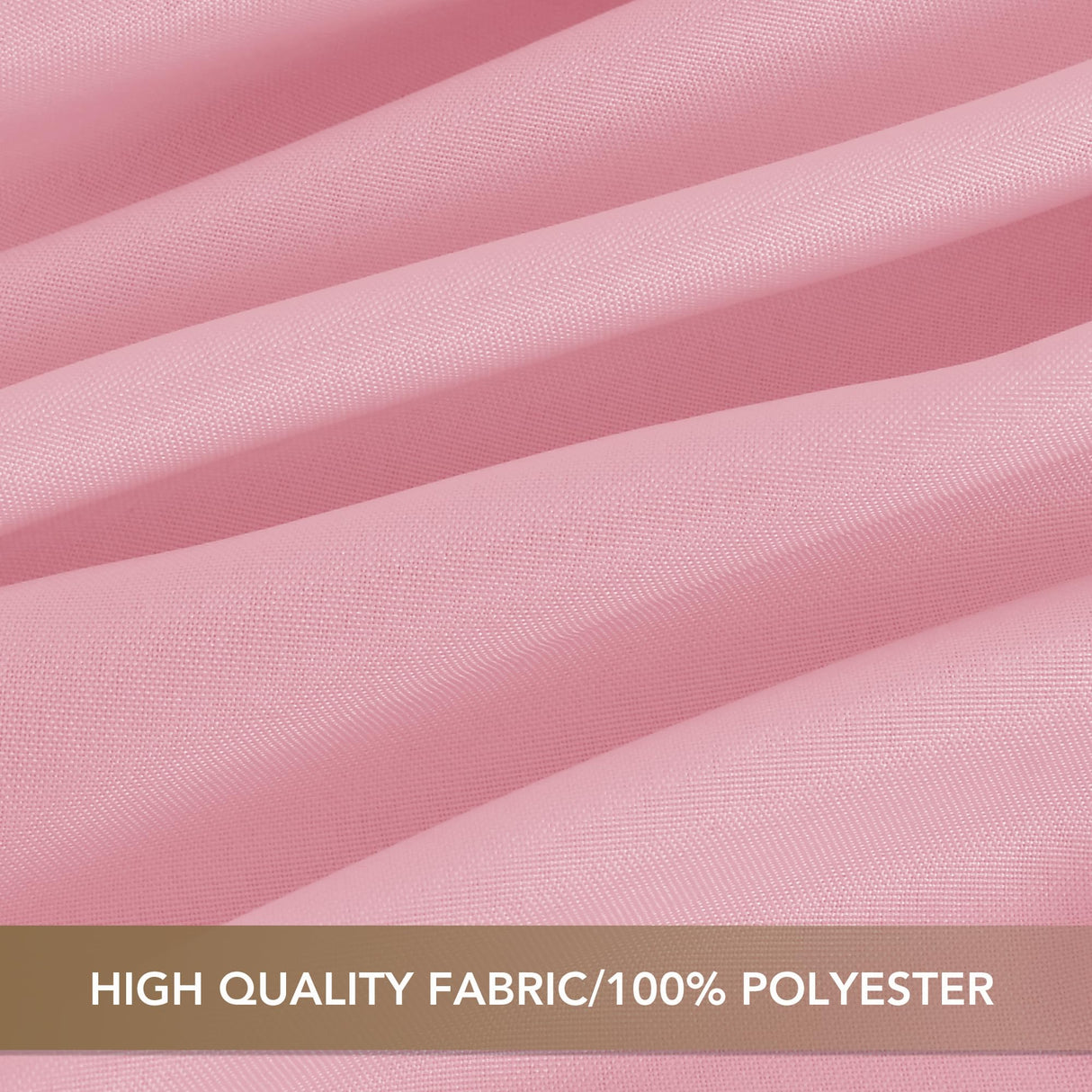 sancua Pink Tablecloths for 6 Foot Rectangle Tables, 8 Pack - Washable Polyester Fabric Table Cloth for Wedding Christmas Party, Birthday, Banquet Reception, 54x108 Inch