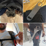 Holstery MagMaster | Magnetic Tool Holder - Strong Clip-On Belt Magnet Holster for Screws, Hammer, Sockets, Pliers, Drill Bit, Wrench, or Any Magnetic Tools and Hardware