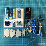 Compatible STEM CO2 Gas Detector, DIY Air Quality Monitor with OLED Display & Buzzer Alarm, Science Education Kit for Kids, Teens, School Projects