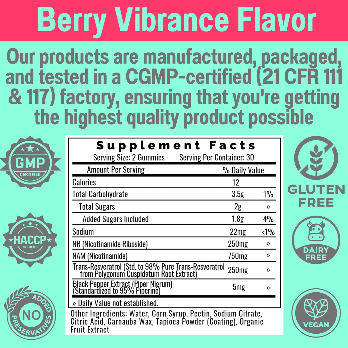 SHIZAM Nicotinamide Riboside NR NAM Resveratrol Gummies, 1000mg NAD+ NAD + Plus Nrf2 Activator Booster w Pure Niacinamide Vitamins B3 Capsules Pills Powder Supplements Alt NDA Regenerator 500mg
