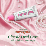 EUTHYMOL Whitening Toothpaste (3.7fl oz*3, Pack of 3) - Stain Removal in 2 Weeks, Long-Lasting Freshness for Sensitive Gum & Teeth. Bad Breath, Cavity Prevention. Recyclable Aluminum Tube