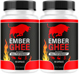 (2 Pack) Ember Ghee Pills for Men - Official Ember Ghee Supplement Suppport Capsules Premium All Natural, EmberGhee Maximum Strenght Multivitamin Pills Advanced Formula, 120 Capsules for 2 Months
