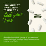 Swanson Amino Acid Gabaplex w/L-Tyrosine & L-Theanine 60 Veg Capsules