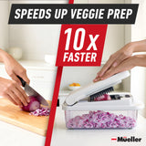 Mueller The Real Original Pro Vegetable Chopper & Mandoline Slicer, 10-in-1