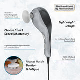 Wahl All Body Corded Light Soothing Vibratory Massager with 4 Attachment Heads - Gentle Relief - Massage Tools for Back, Foot, Neck, and Leg Massage – FSA Eligible - Model 4120-600