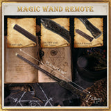 Sunjas 20 PCS Floating Candles with Wand LED Magic Hanging Candle Battery Operated Candle with 21 Batteries Include Flickering Warm Light Floating Candles for Christmas Halloween Decoration