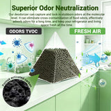 Refrigerator Deodorizer, Activated Carbon Odor Absorber, Fridge, 10 Packs