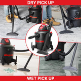 Shop-Vac 5922805 Wet/Dry Vacuum, 8 Gallon, 4.5 Peak HP, 1.25 Inch Diameter x 7 Foot Hose, 6 Foot Cord, Ideal for Jobsite, Garage, Workshop & Home