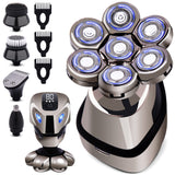 AidallsWellup Electric Head Shaver for Bald Men: Waterproof Cordless Electric Razor for Bald Head & Hair Shaving, Close Shave, Skin-friendly, 360° Full Coverage & Effortless Control, Easy to Clean, Wet & Dry Use