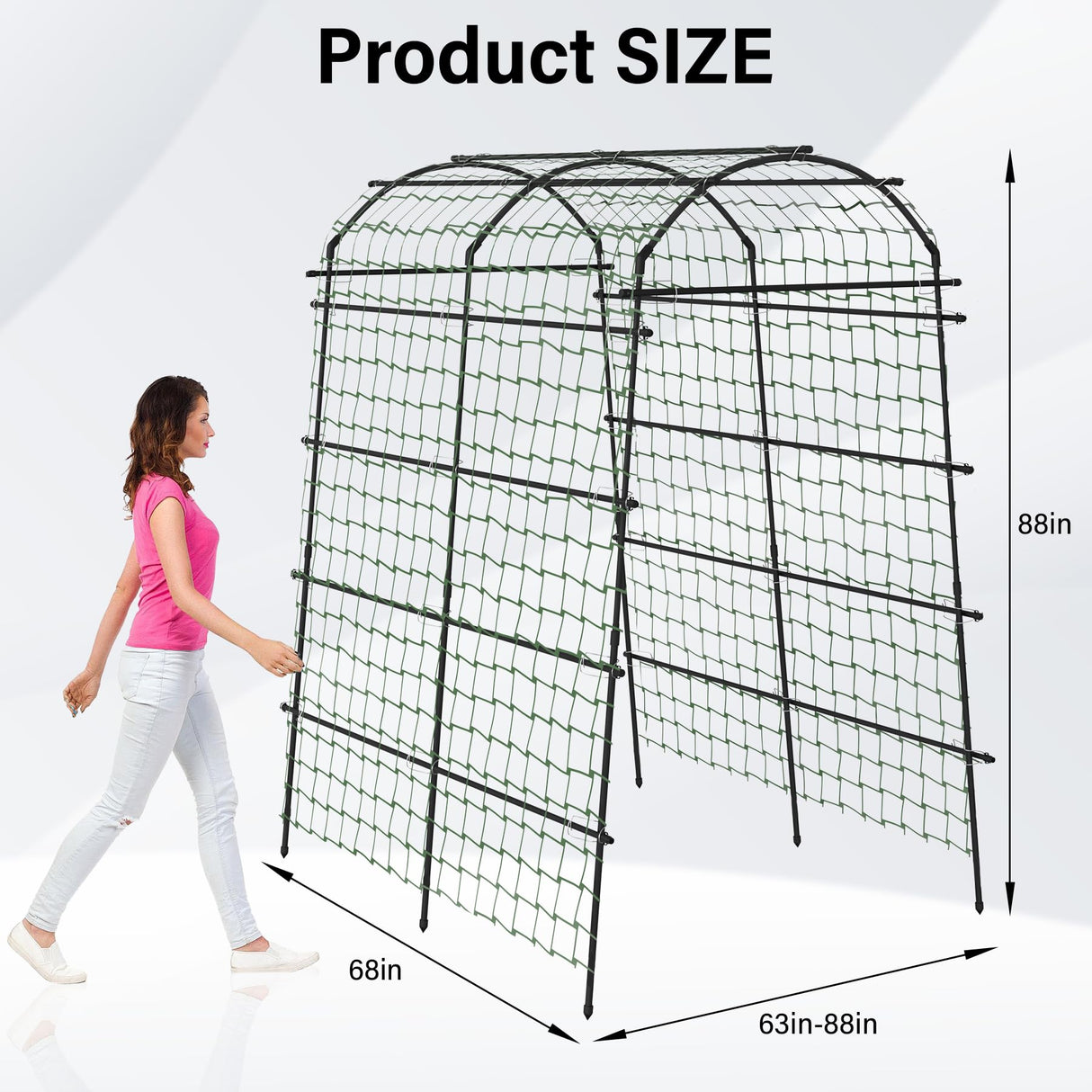 Toriexon Garden Arch Trellis for Climbing Plants
