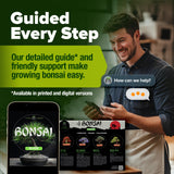Bonsai Tree Kit 𝗨𝗦𝗔 Gifts for Men & Women - Grow 4 Bonsai Trees - Unique Gardening Crafts for Adults, DIY Hobbies for Plant Lovers & Gardeners - Unusual Christmas Gift Ideas for Mom & Dad