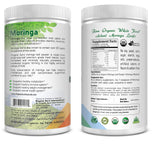 Certified Organic Moringa Leaf Powder-1Lb. USDA Certified Organic. 100% Pure and Original. Naturally boosts Energy, Metabolism & Immunity. Raw Green Whole Superfood. No GMO, Gluten Free