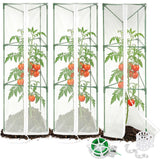 Tetutor 3 Pack Tomato Cages for Garden with Tomato Netting