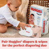 Huggies Simply Clean Fresh Scent Baby Wipes, 11 Flip-Top Packs (704 Wipes Total), Packaging May Vary