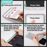 JOYMOOP Hands-Free Self-Cleaning Microfiber Mop and Bucket with Wringer Set for Home, Mops for Floor Cleaning and Wall Cleaner, Hardwood, Tile, Laminate, Vinyl Floors, Smooth Walls, and Glass Windows