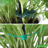 Unves 6 Pack Peony Cage, 32" x 13" Half Round Metal Plant Support Stakes