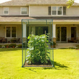 VEVOR Crop Cage, 3.9 x 3.9 x 5.9 ft Plant Protection Tent with Zippered Door, Wind-Resistant Tall Crop Cage, Easy to Install, Outdoor Raised Bed Cover, Tomato Plant Netting for Garden Patio Lawn