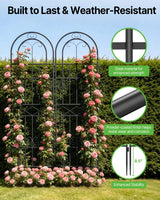Suteck Garden Trellis for Climbing Plants Outdoor, 71” H x 20” W, 2 Pack