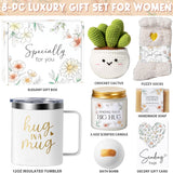 Self Care Get Well Soon Gifts Basket for Women, Birthday Gifts for Women Spa Care Package, Thinking of You Inspirational Sympathy Gift Basket, Unique Christmas Gift for Mom Her Wife Best Friend Sister