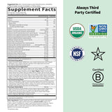 Garden of Life Sport Nutrition Greens and Superfoods Powder - Apple Berry, Organic Athletic Powder Blend with Fruits, Vitamins, Pre & Probiotics, Mushrooms Supplements, Vitamin K2, About 30 Servings