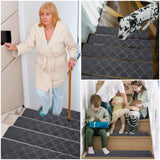 Stair Treads for Wooden Steps 15pcs - 8x30in Carpet Stairs Runner Indoor Non-Slip Stair Mats for Kids Elders and Pets