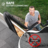 Sealegend Gutter Cleaning Tools for 2-1/2 in. Wet/Dry Vacuum Cleaner, Shop Vacuum Hose Attachments for Cleaning or Blowing Debris from Gutters, 2-1/2 in. Upgrade Lockout Design Shop Vac Accessories