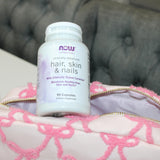 NOW Solutions, Hair, Skin and Nails, Clinically Advanced, Support with Clinically Tested Cynatine®, 90 Veg Capsules