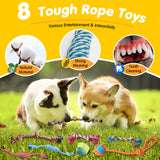 Zeaxuie 25 Pack Luxury Dog Chew Toys, Puppy Toys for Teething Small Dogs