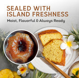 TORTUGA Hawaiian Pineapple Rum Cake - 16 oz Pineapple Rum Cakes - The Perfect Premium Gourmet Gift for Stocking Stuffers, Gift Baskets, and Christmas Gifts - Great Snack Cakes for Delivery