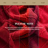 BATTILO HOME Christmas Decor Red Throw Blanket for Couch, Boho Bed Throws for Foot of Bed, Decorative Red Throws for Sofa Living Room, 50"x60"