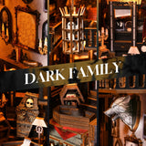TOYQI Book Nook Kit, DIY Miniature Dollhouse Kit for Adults and Teens