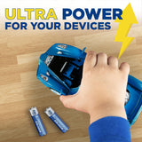 Powermax 100-Count Triple AAA Batteries, Ultra Long Lasting Alkaline Battery for Home and Office, 10-Year Shelf Life, Reclosable Packaging