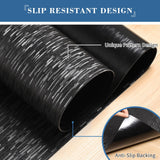 Office Chair Mat, TYDLE 50" x 65" Large Chair Mat for Hard Floor, Vinyl Chair Mat for Gaming Chairs, Slip Resistant Floor Protector Rolling Computer Desk Mat for Hardwood Floor, Black